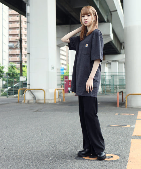 H163 / 着用サイズ:M Carbon Heather